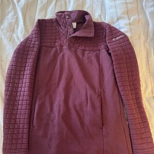 Columbia Men's Maroon Quilted Sweater